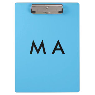 Porte-bloc Monogramme simple ajoutez votre lettre de nom homm