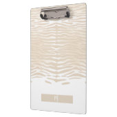 Porte-bloc Monogramme Tigre Blanc (Gauche)
