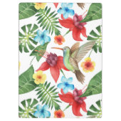 Porte-bloc Monogramme tropical du colibri | (Dos)