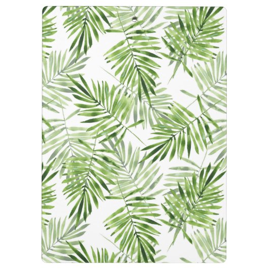 Porte-bloc Monogramme vert des palmettes | (Dos)