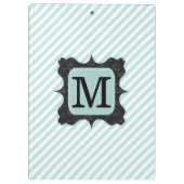 Porte-bloc Monogramme vert en bon état de noir de motif de (Dos)