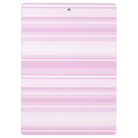Porte-bloc Monogrammes à rayures roses pour bébé (Dos)