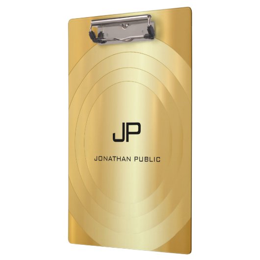 Porte-bloc Monographie or glamour Élégant Modèle (Gauche)