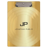 Porte-bloc Monographie or glamour Élégant Modèle (Devant)