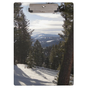 Porte-bloc Montagnes Madison en hiver dans le Montana