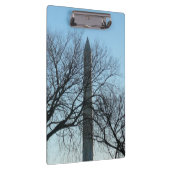 Porte-bloc Monument de Washington dans le paysage d'hiver I (Swatch)
