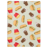 Porte-bloc Motif 2 d'aliments de préparation rapide (Dos)