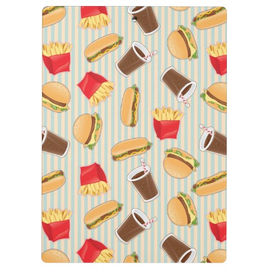 Porte-bloc Motif 2 d'aliments de préparation rapide (Dos)