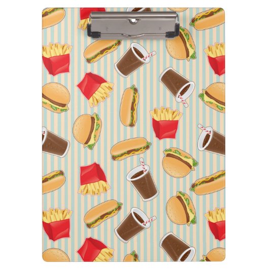 Porte-bloc Motif 2 d'aliments de préparation rapide (Devant)