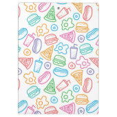 Porte-bloc Motif 2 d'aliments de préparation rapide (Dos)