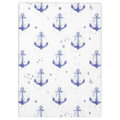 Porte-bloc Motif 2 d'Ancre d'aquarelle (Dos)