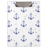 Porte-bloc Motif 2 d'Ancre d'aquarelle (Devant)