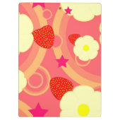 Porte-bloc Motif 2 de fraise (Dos)