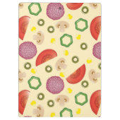 Porte-bloc Motif 2 de pizza (Dos)