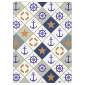 Porte-bloc Motif 2 de thème de mer (Dos)