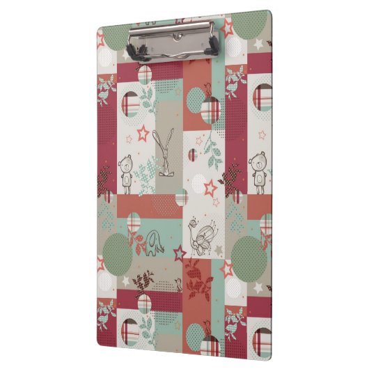 Porte-bloc Motif 2 d'édredon de bébé (Gauche)