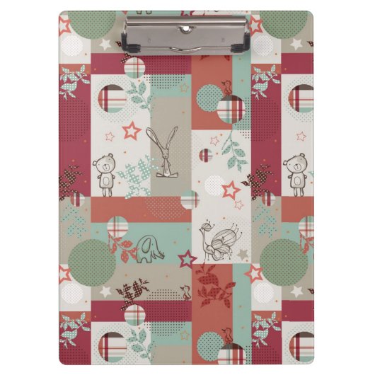 Porte-bloc Motif 2 d'édredon de bébé (Devant)