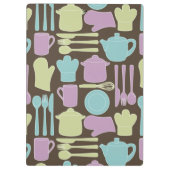 Porte-bloc Motif 2 d'ustensiles de cuisine (Dos)