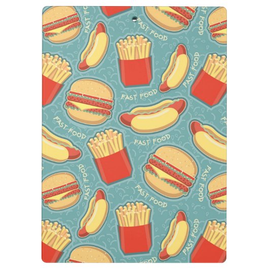 Porte-bloc Motif 3 d'aliments de préparation rapide (Dos)