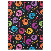 Porte-bloc Motif 3 de crânes (Dos)