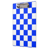 Porte-bloc Motif à carreaux bleus et blancs (Gauche)