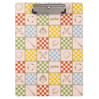 Porte-bloc MOTIF À DAMIER DE L'ÉQUIPE QUIDDITCH™ DE Poudlard™
