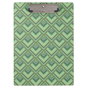 Porte-bloc Motif à échelle à rayures vert olive