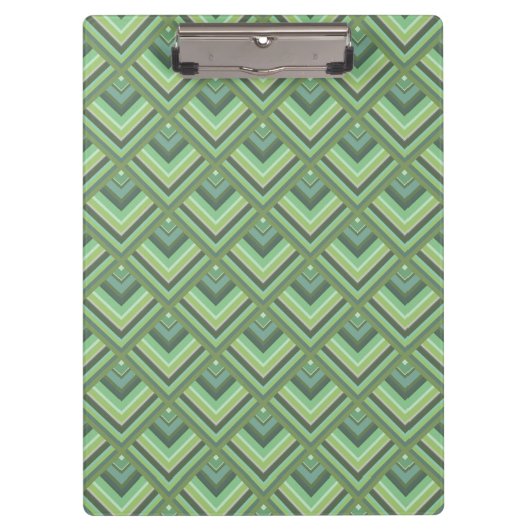 Porte-bloc Motif à échelle à rayures vert olive (Devant)