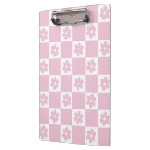 Porte-bloc Motif à fleurs roses (Gauche)