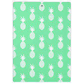 Porte-bloc Motif à la menthe d'ananas| Monogramme (Dos)