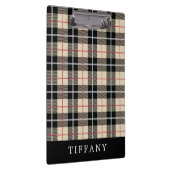 Porte-bloc Motif à plat Monogram Thomson Camel Tartan (Swatch)