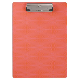 Porte-bloc Motif à rayures ondulées rose et corail | Abstra m