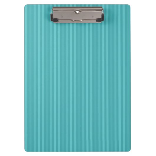 Porte-bloc Motif à rayures verticales turquoise et sarcelle (Devant)