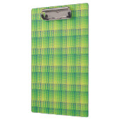 Porte-bloc Motif Abstrait à Damier Vert Bleu (Gauche)