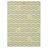 Porte-bloc motif abstrait coloré, vagues (Dos)