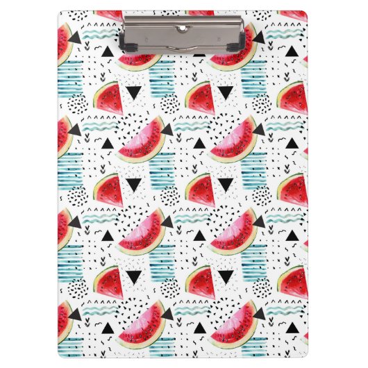 Porte-bloc Motif abstrait de pastèque (Devant)