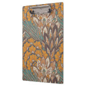 Porte-bloc Motif abstrait de plume de paon (Gauche)