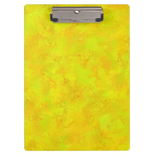 Porte-bloc Motif Abstrait Jaune Orange Vert (Devant)