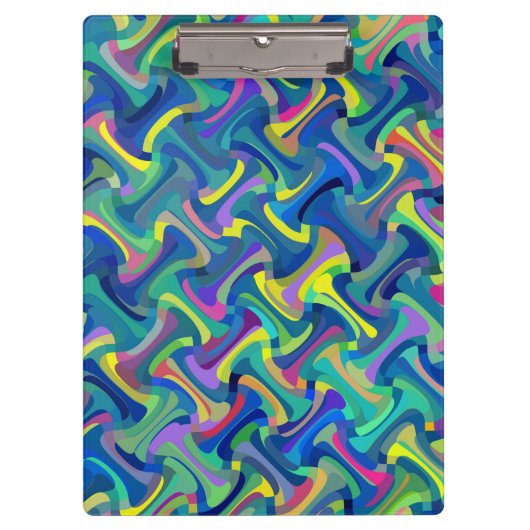 Porte-bloc Motif abstrait multicolore (Devant)