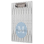 Porte-bloc Motif Abstrait, noir et blanc (Gauche)