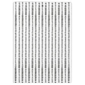 Porte-bloc Motif Abstrait, noir et blanc (Dos)