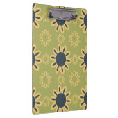 Porte-bloc Motif Abstrait noir et jaune rétro (Swatch)