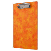 Porte-bloc Motif Abstrait orange (Gauche)