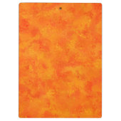 Porte-bloc Motif Abstrait orange (Dos)