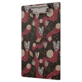 Porte-bloc motif Abstrait sans couture (Gauche)