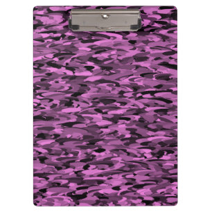 Porte-bloc Motif Abstrait Violet Noir