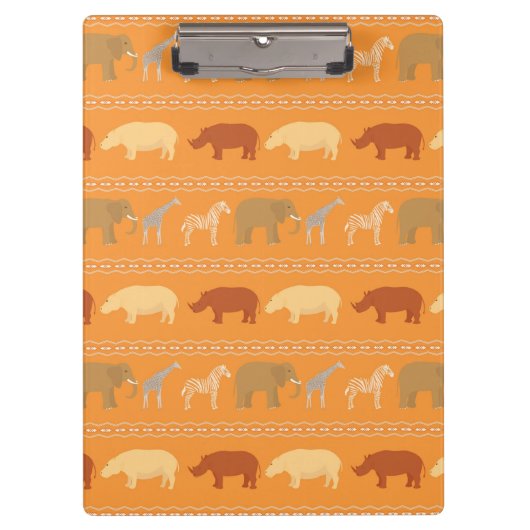 Porte-bloc Motif africain (Devant)