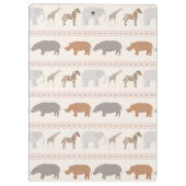 Porte-bloc Motif africain 1 d'animaux (Dos)