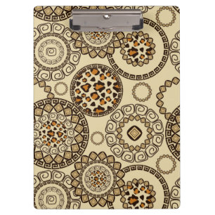 Porte-bloc Motif africain 3 de peau de guépard