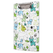 Porte-bloc motif animal d'arrière - plan d'enfants (Gauche)